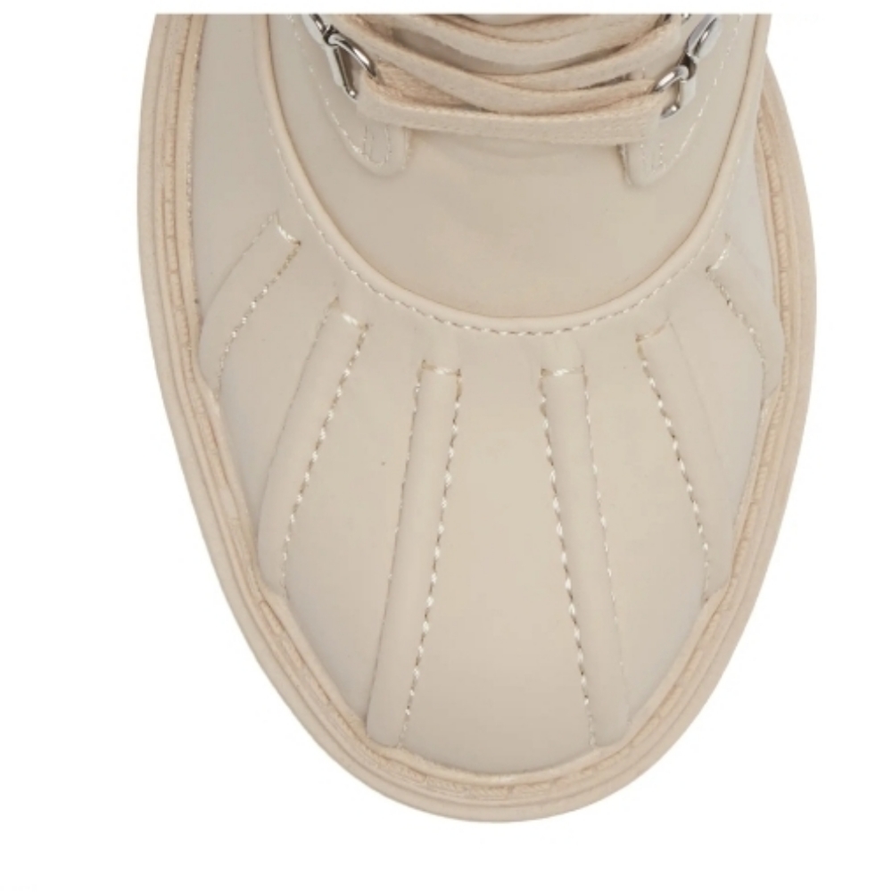 STEVE MADDEN Northern Faux Fur Trim Sand Boot - Picture 5 of 10